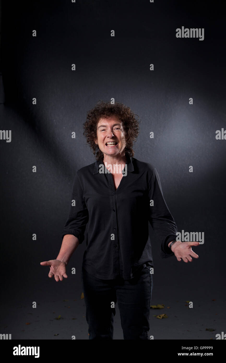 Jeanette Winterson, OBE, l'écrivain anglais, à l'Edinburgh International Book Festival. Edimbourg, Ecosse. 20 août 2016 Banque D'Images