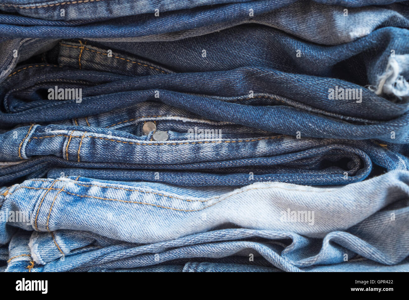 Veste en jean bleu clair Banque de photographies et d’images à haute
