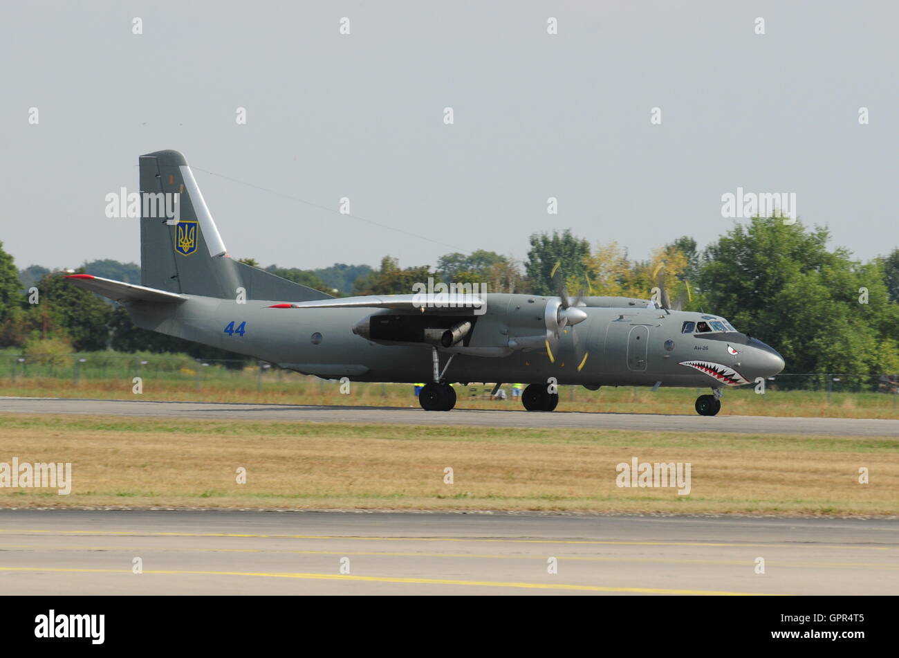 Avions de transport Antonov AN-26 à Hradec Kralove, le FCA Banque D'Images