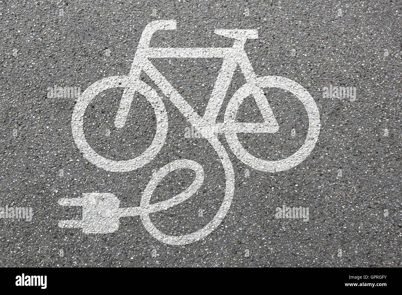 E E-Bike vélo électrique Ebike Vélo electro location transport écologique Banque D'Images