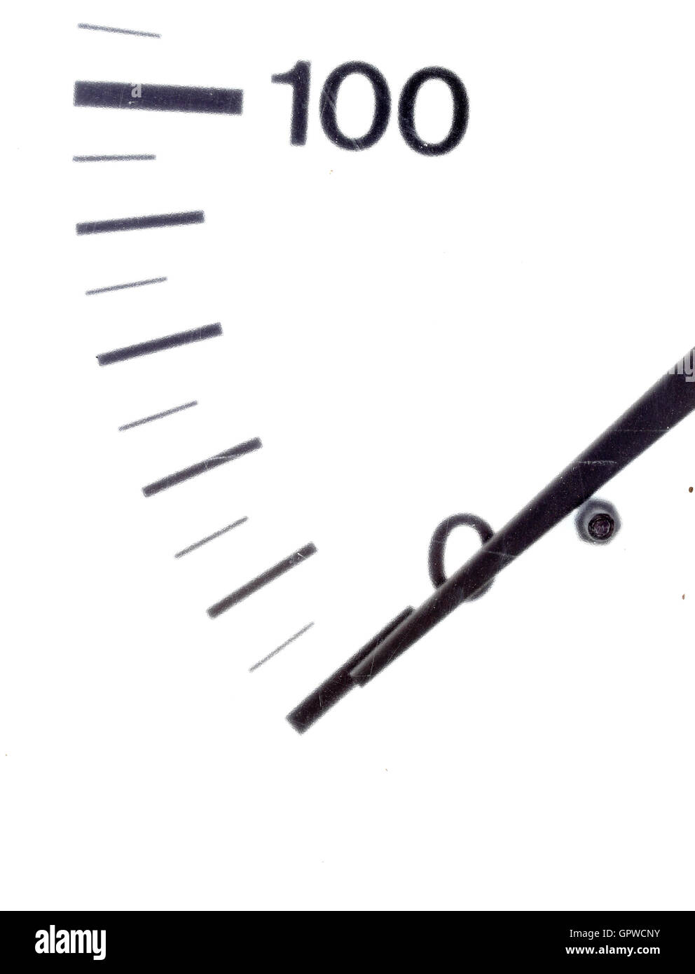 Close up de mesure du compteur Banque D'Images