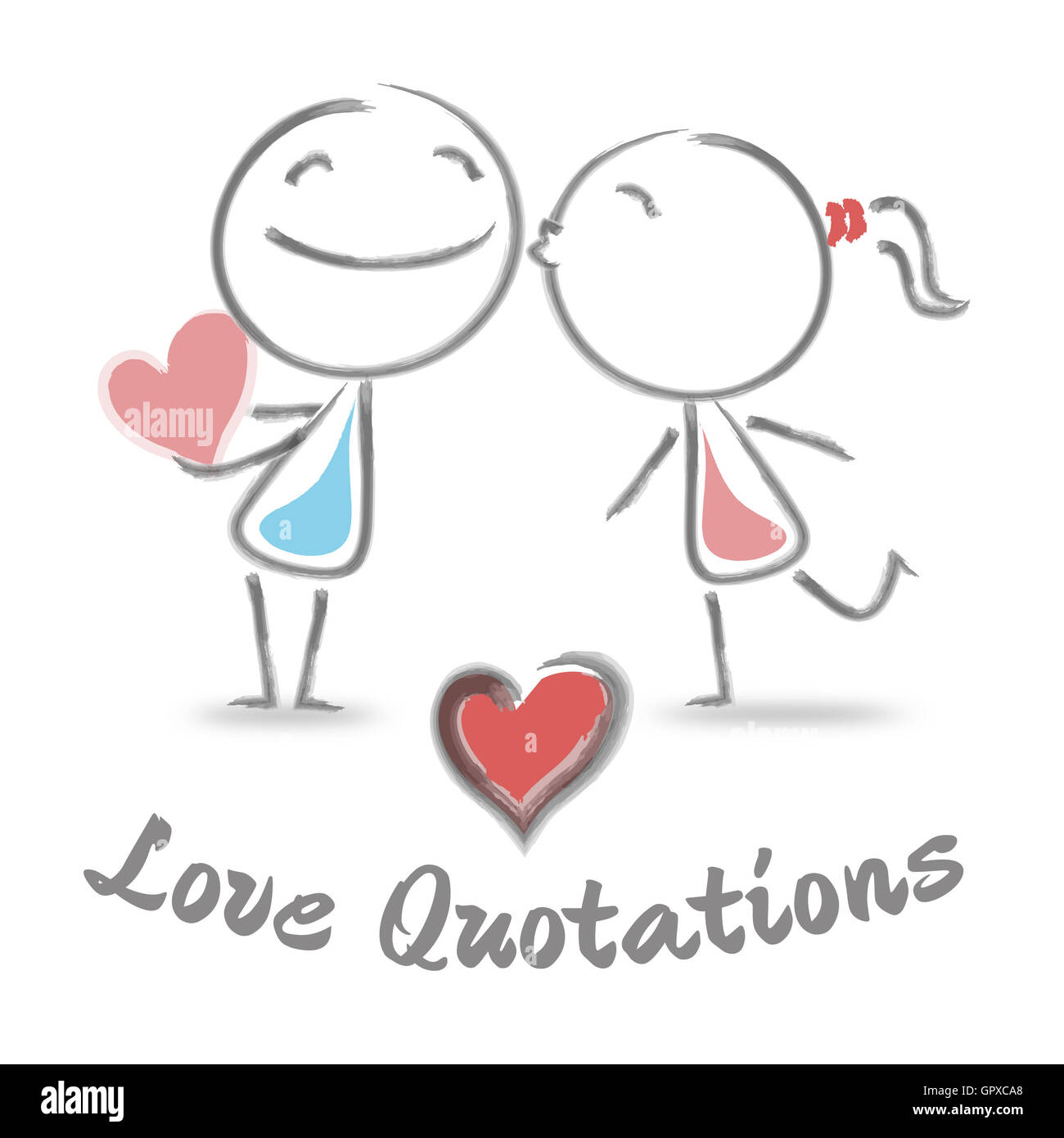 Citations D Amour Passion Et Compassion Representant Un Message Photo Stock Alamy