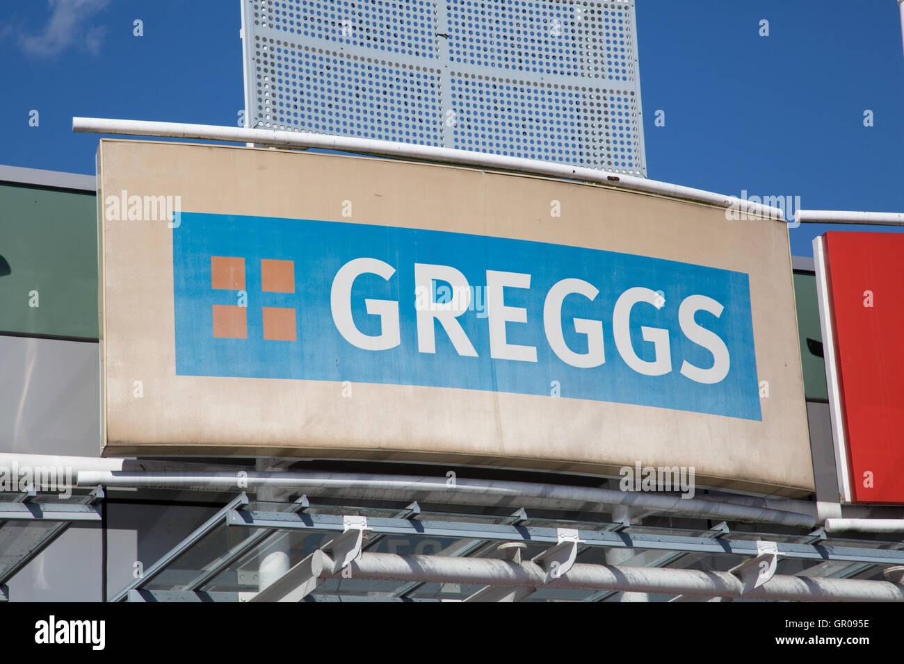 Greggs signage Banque D'Images