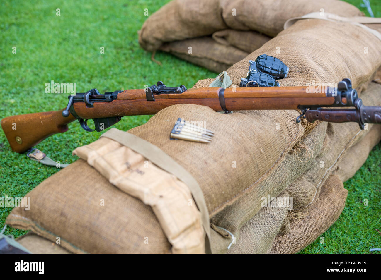 , Lee Enfield MK 1 WW1 rifle Banque D'Images
