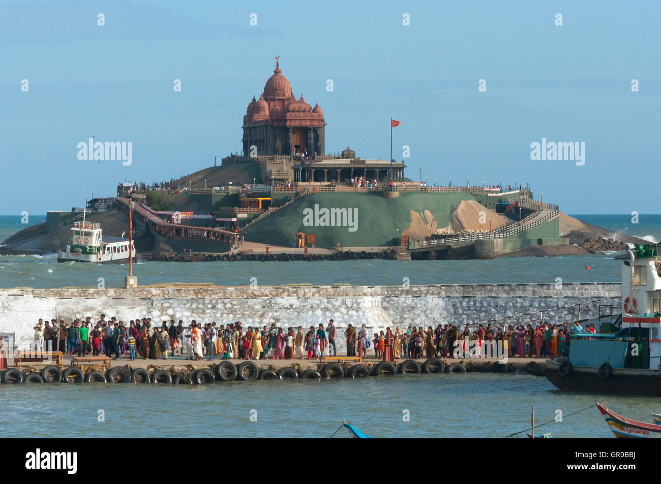 Swami Vivekananda Memorial Rock Banque D'Images