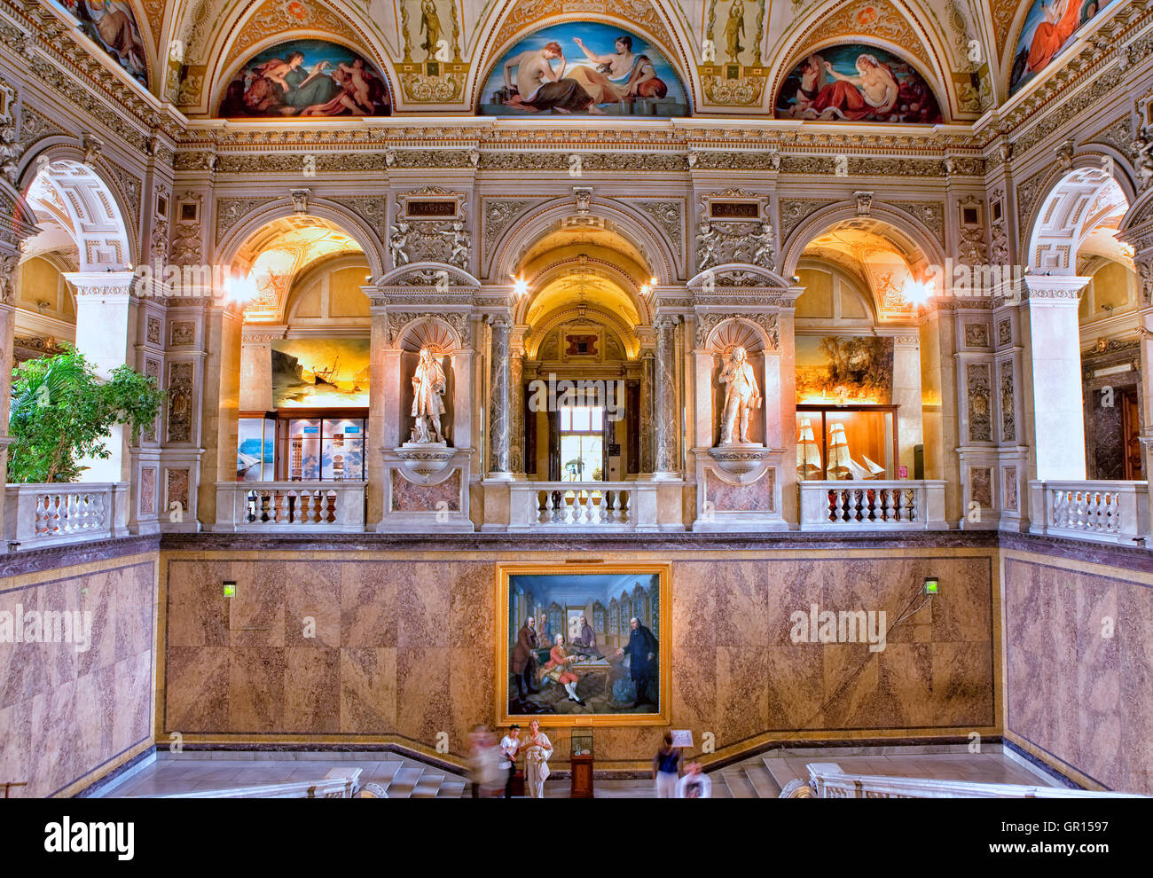 Kunsthistoriches Museum de Vienne de l'intérieur Banque D'Images