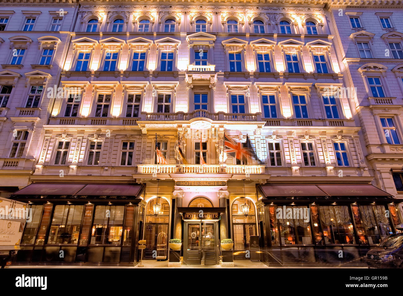 Hôtel Sacher à Vienne Banque D'Images