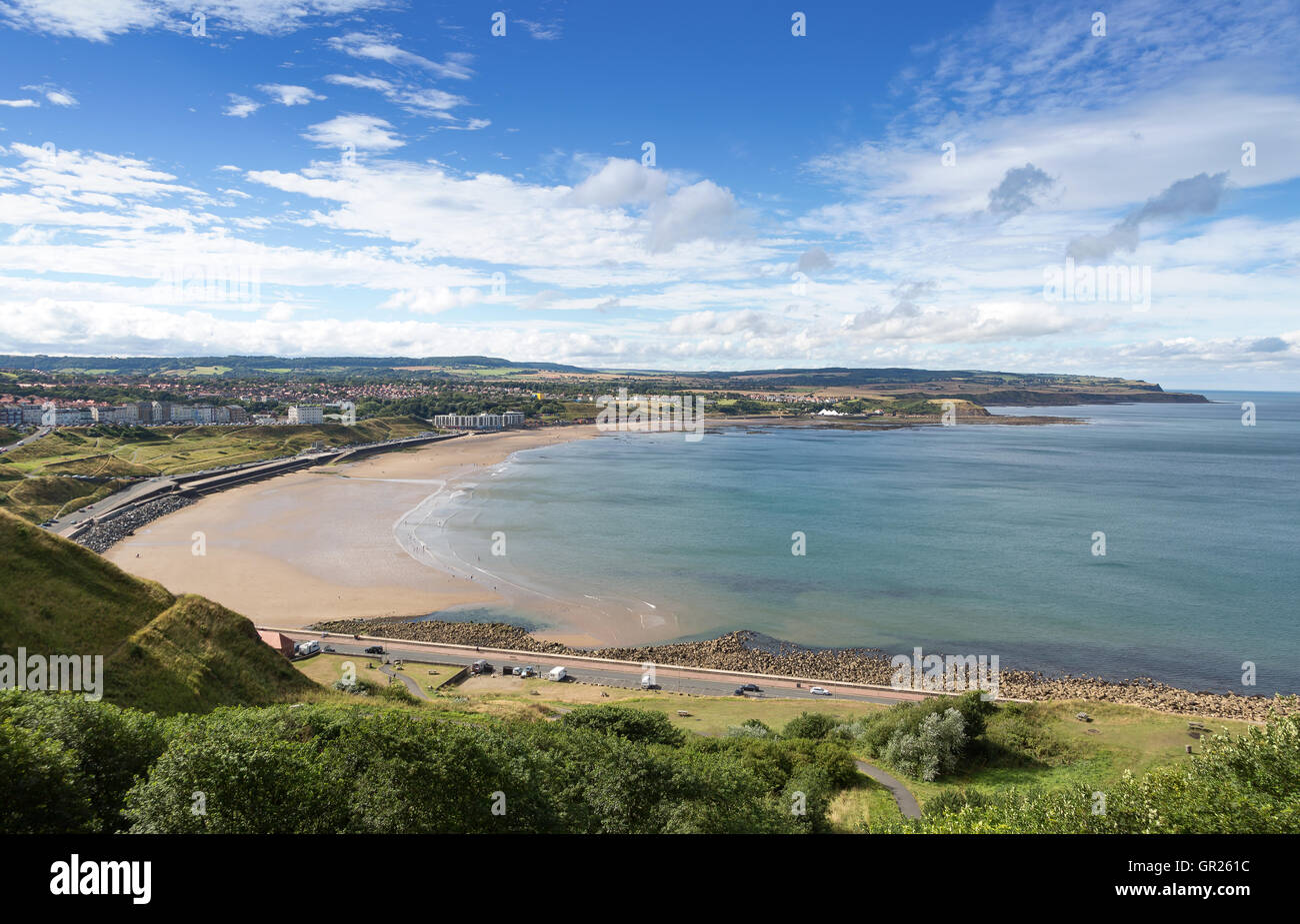 Portrait de scarborough beach Banque D'Images