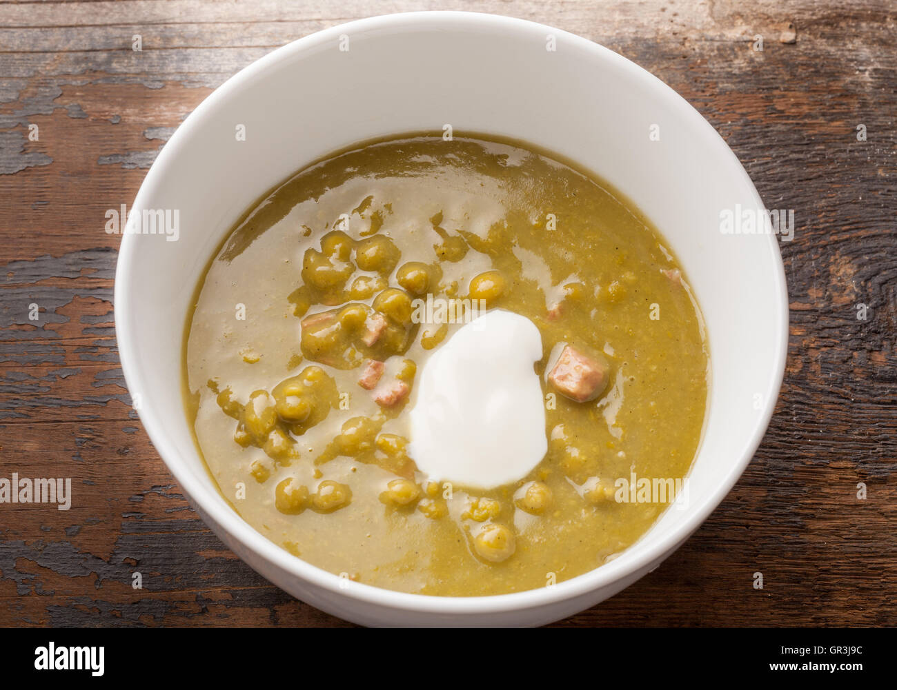 Soupe aux pois et au jambon Banque de photographies et d’images à haute ...