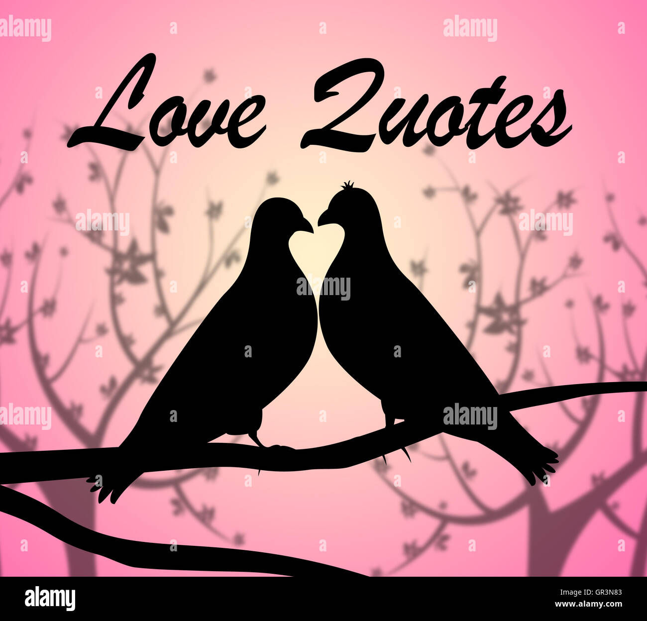 Citations d'amour et dévotion compassion signifie extraire Banque D'Images