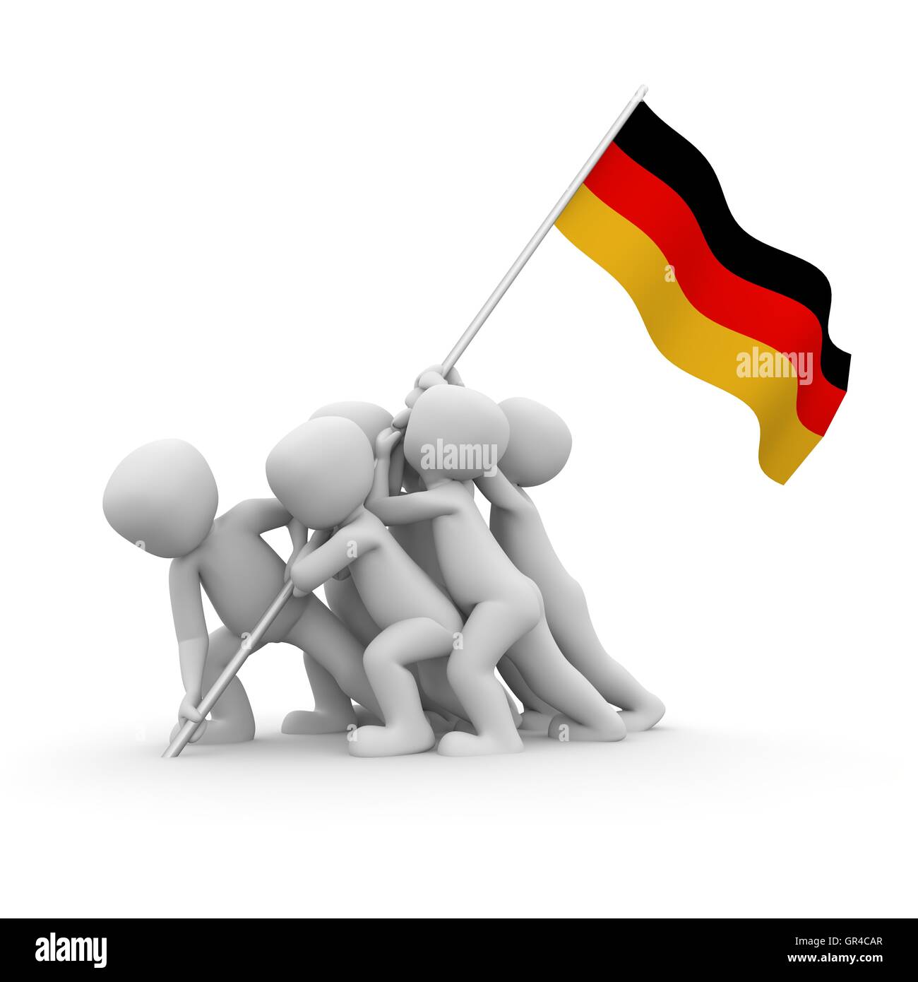 Mémorial de l'Allemagne Banque D'Images