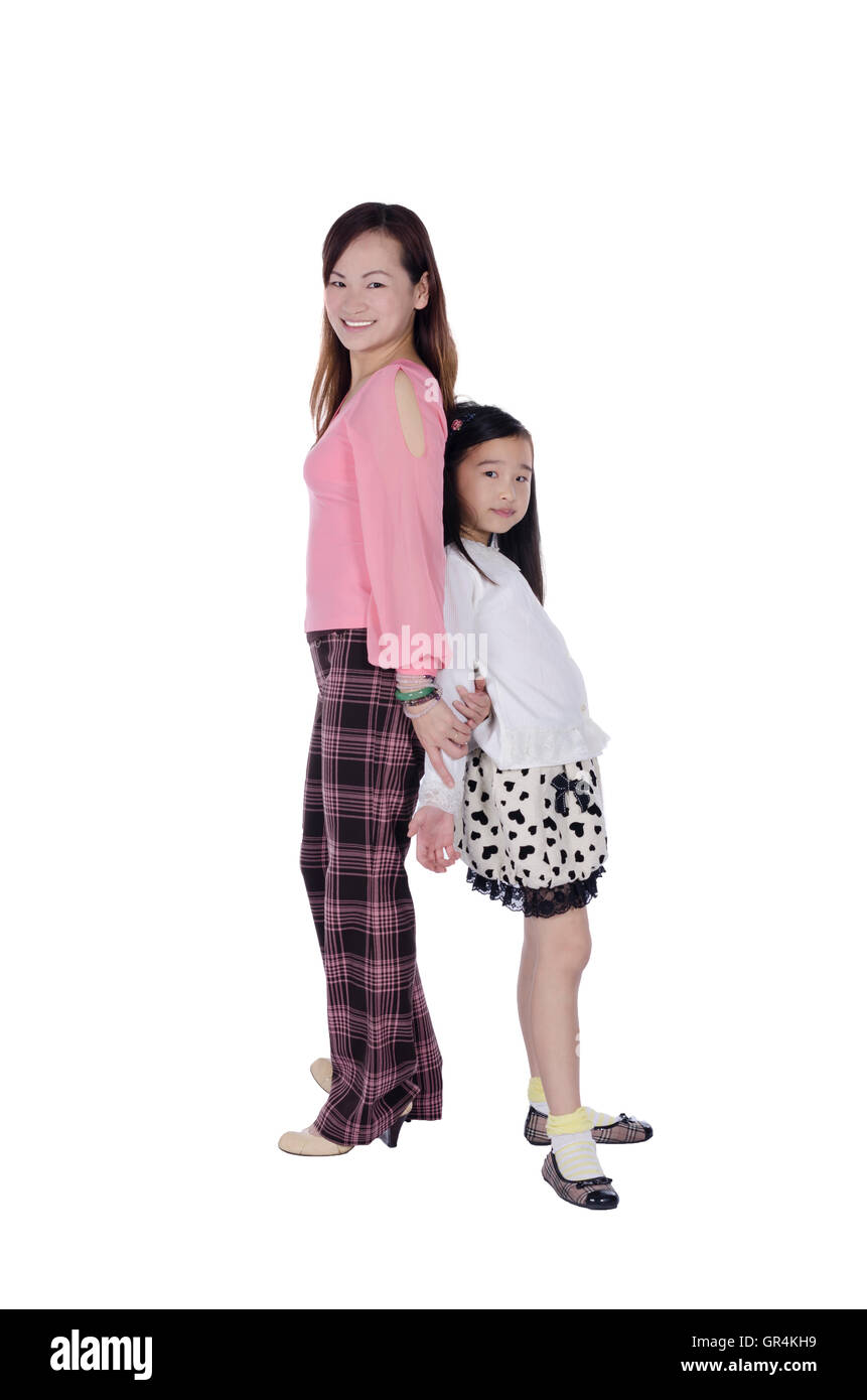 Happy mother and daughter Banque D'Images