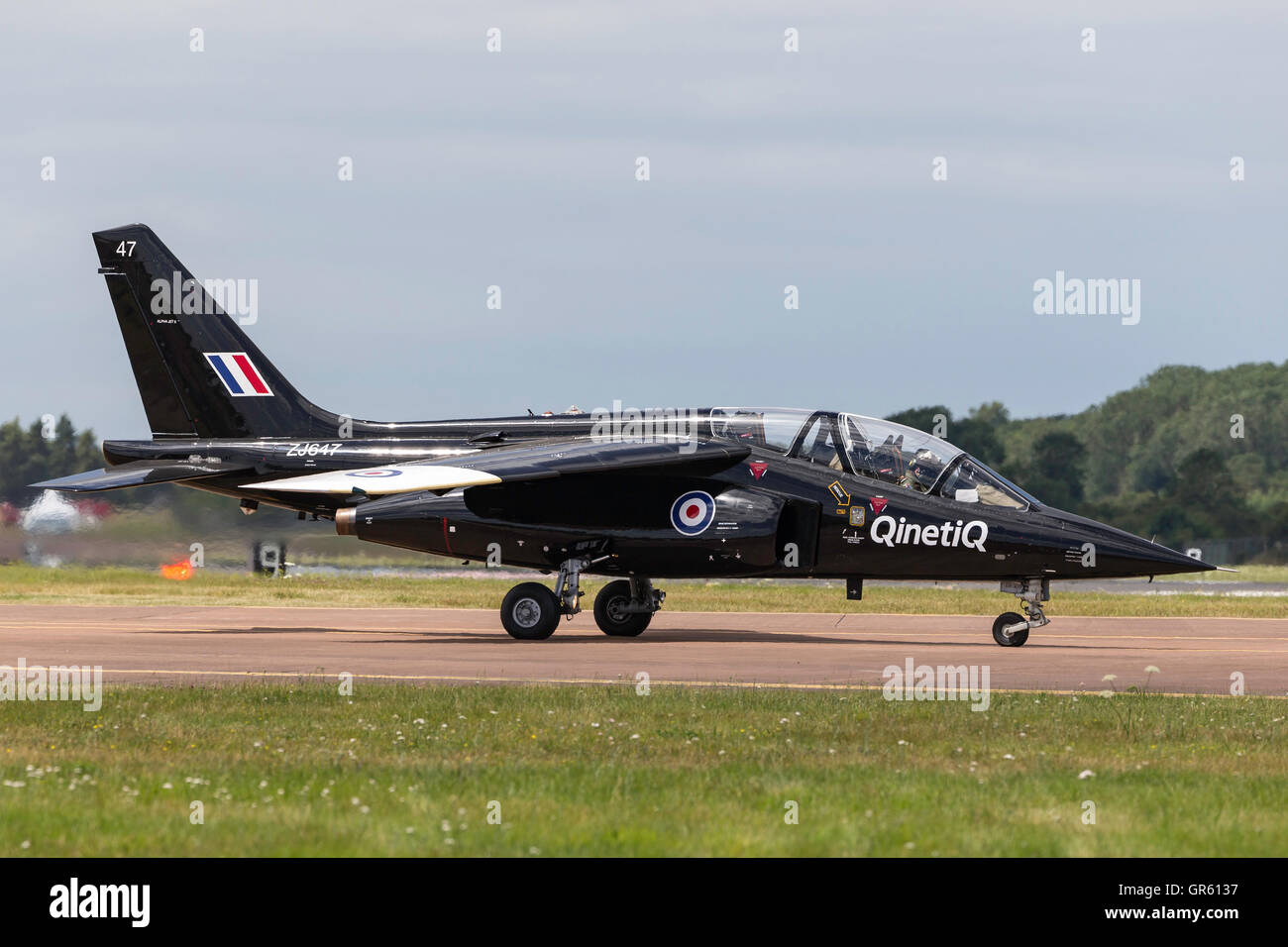 Royal Air Force (RAF) Dassault-Dornier Alpha Jet UN ZJ647 Banque D'Images