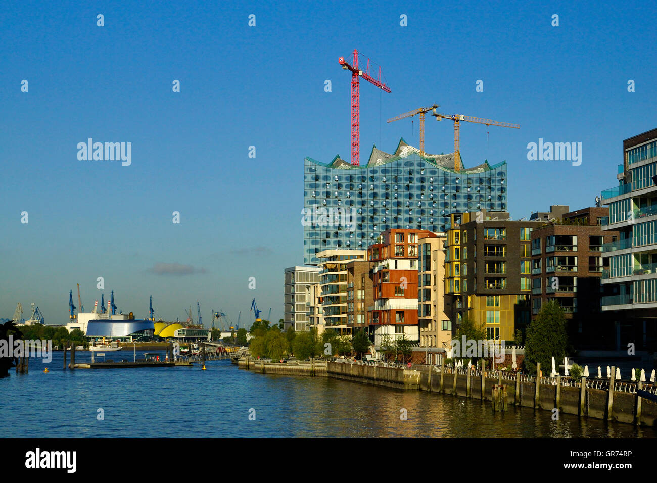 Hafencity Elbphilharmonie Mit Banque D'Images