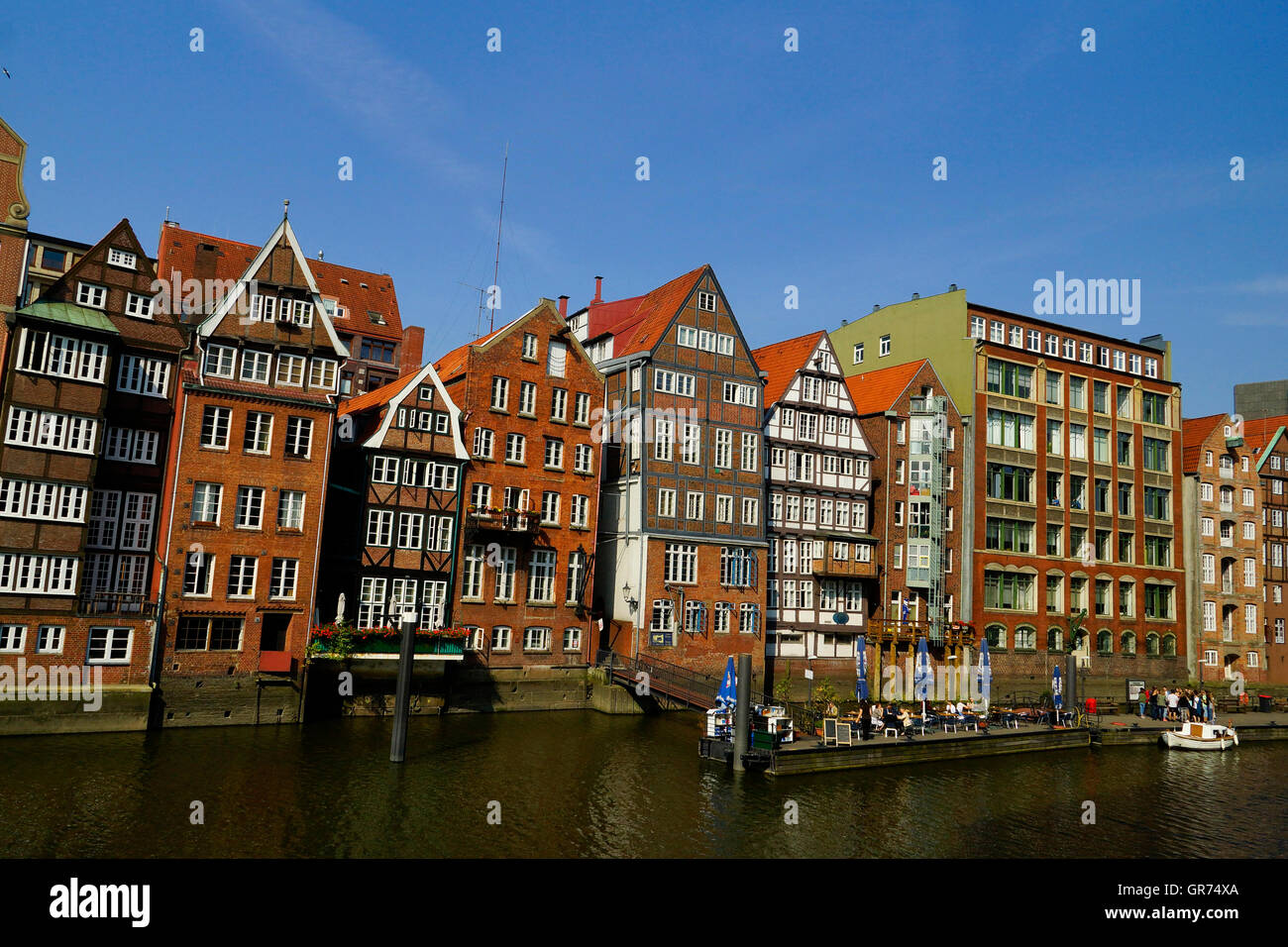 Deichstrasse à Hambourg Banque D'Images