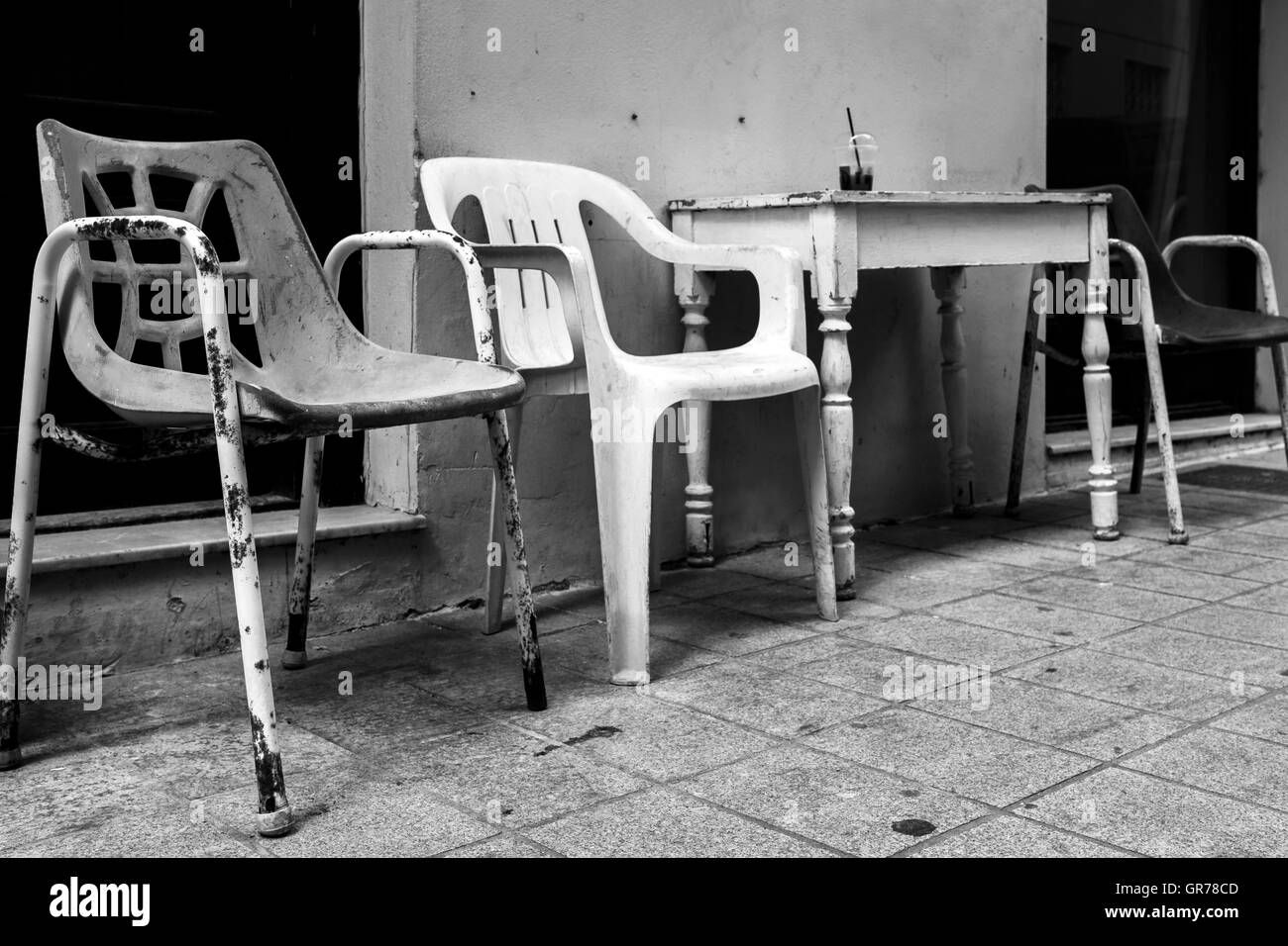 Dans la rue Banque D'Images