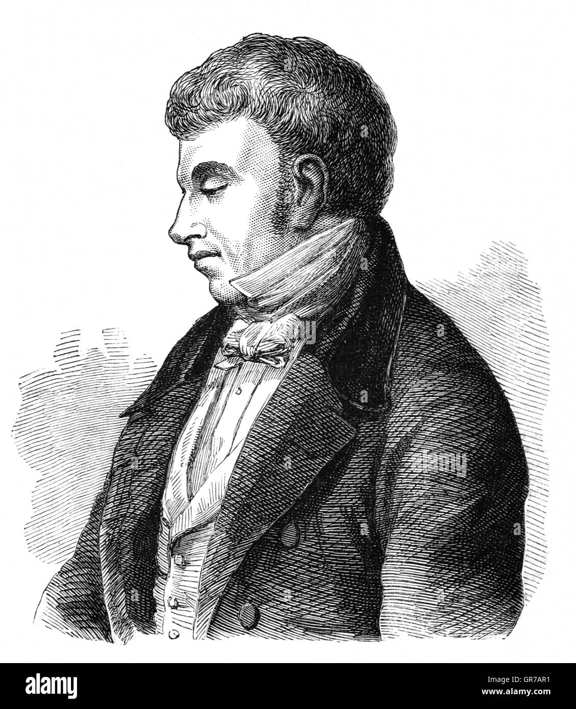 William Smith O'Brien (1803 - 1864) était un nationaliste irlandais, membre du Parlement (MP) et leader du mouvement Jeune Irlande, qui a été reconnu coupable de sédition pour avoir participé à la rébellion de 1848 Irelander les jeunes. Sa peine de mort a été commuée en déportation à Van Diemen's Land. Banque D'Images
