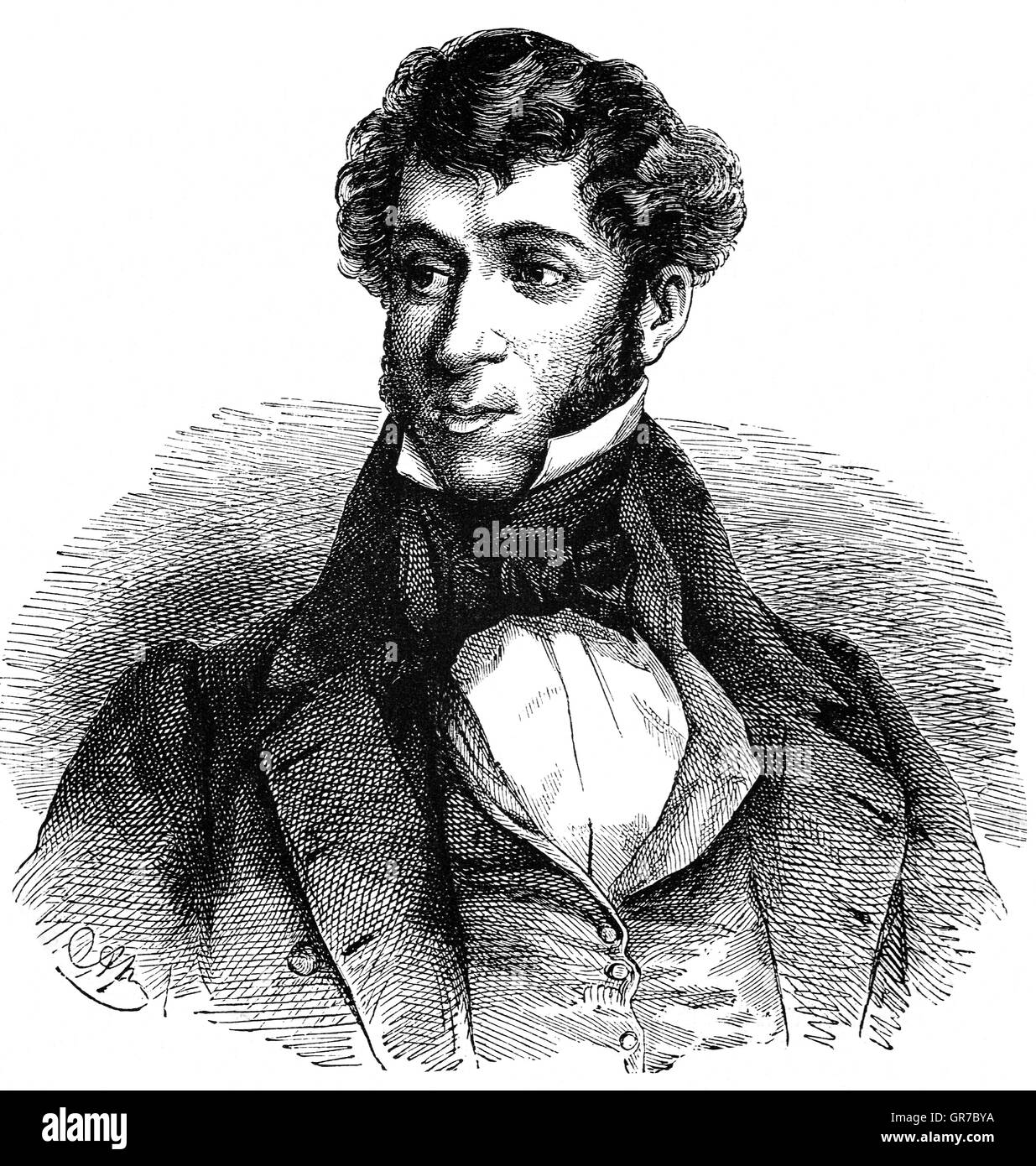 Le général Sir George de Lacy Evans (1787 - 1870) était un général de l'armée britannique qui a servi dans quatre guerres du 19e siècle et a commandé la 2e Division de l'armée britannique durant la guerre de Crimée. Plus tard, il a été un membre actif du Parlement. Banque D'Images
