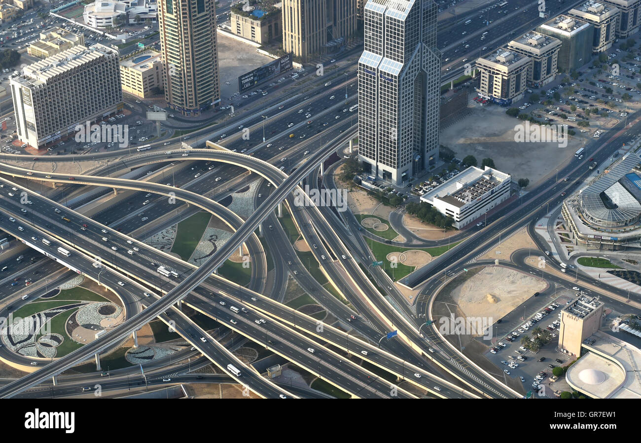 Centre de transport à Dubaï Banque D'Images