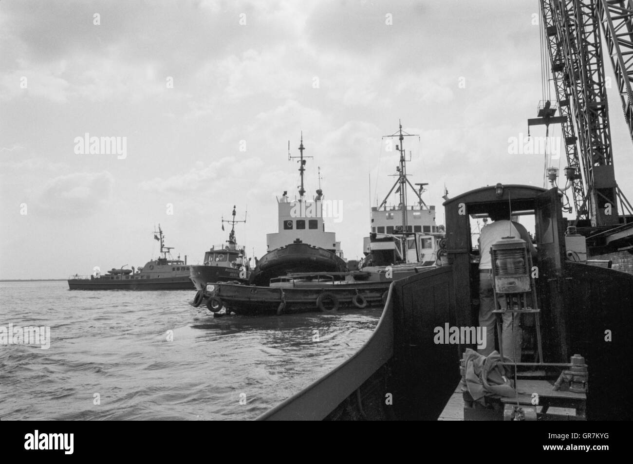 Remorqueur Bremerhaven 1972 P.C. Banque D'Images