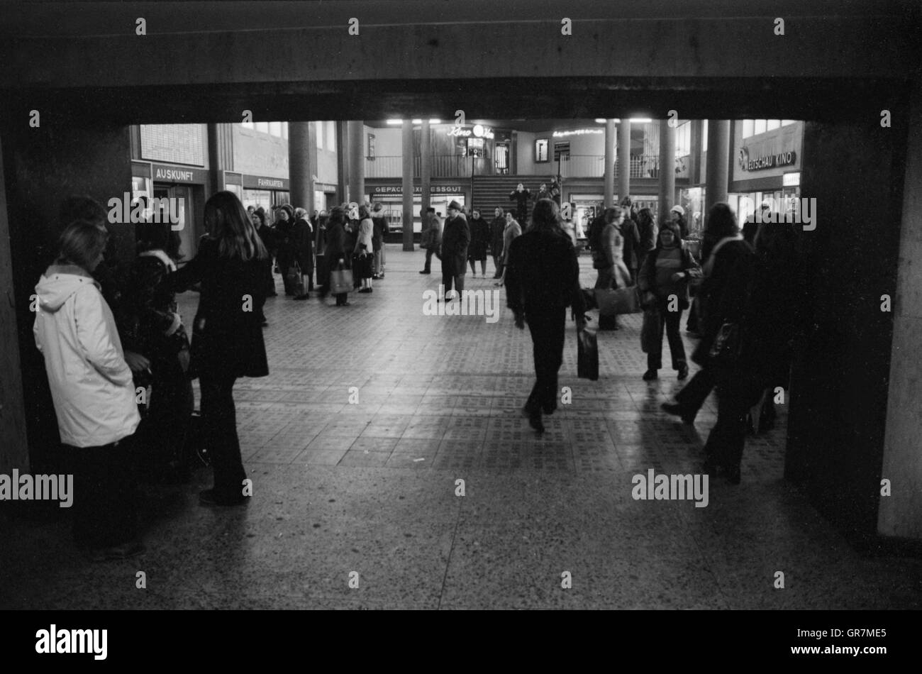 1972 Hall Train Bremerhaven p.c. Banque D'Images