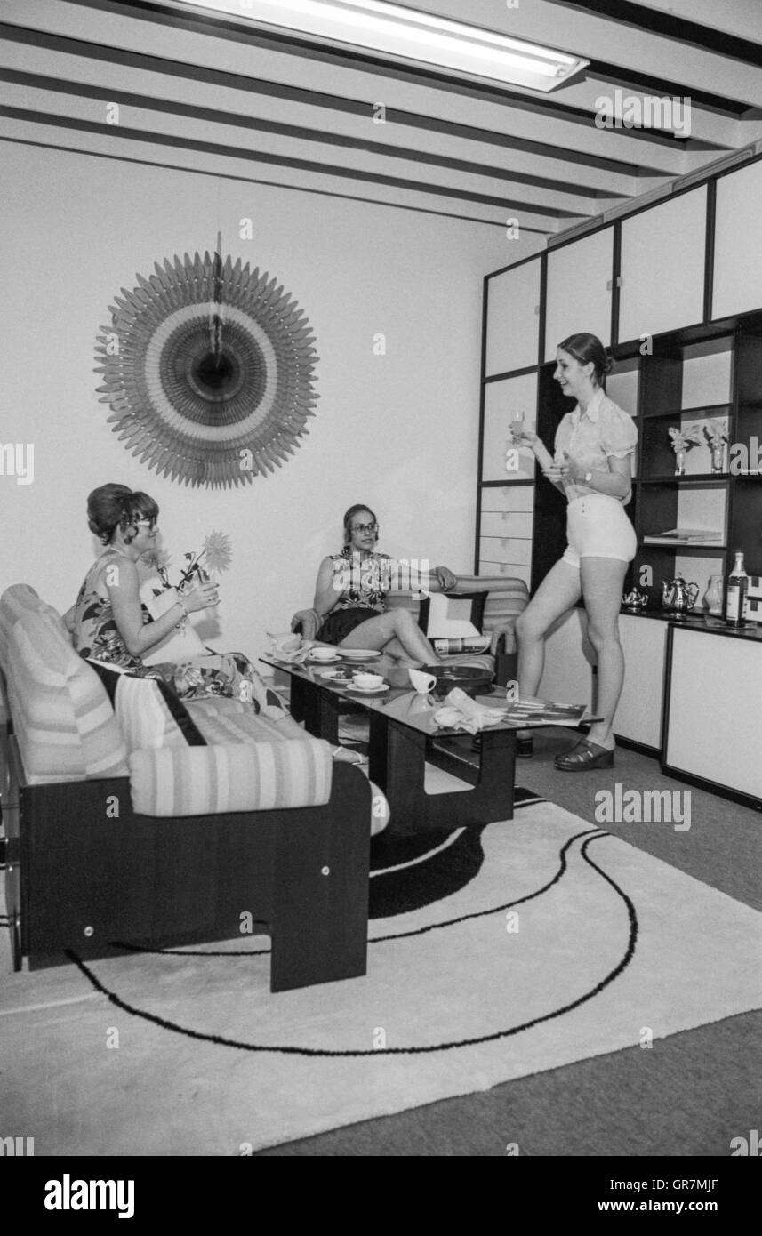 Magasin de meubles 1972 P.C. Banque D'Images