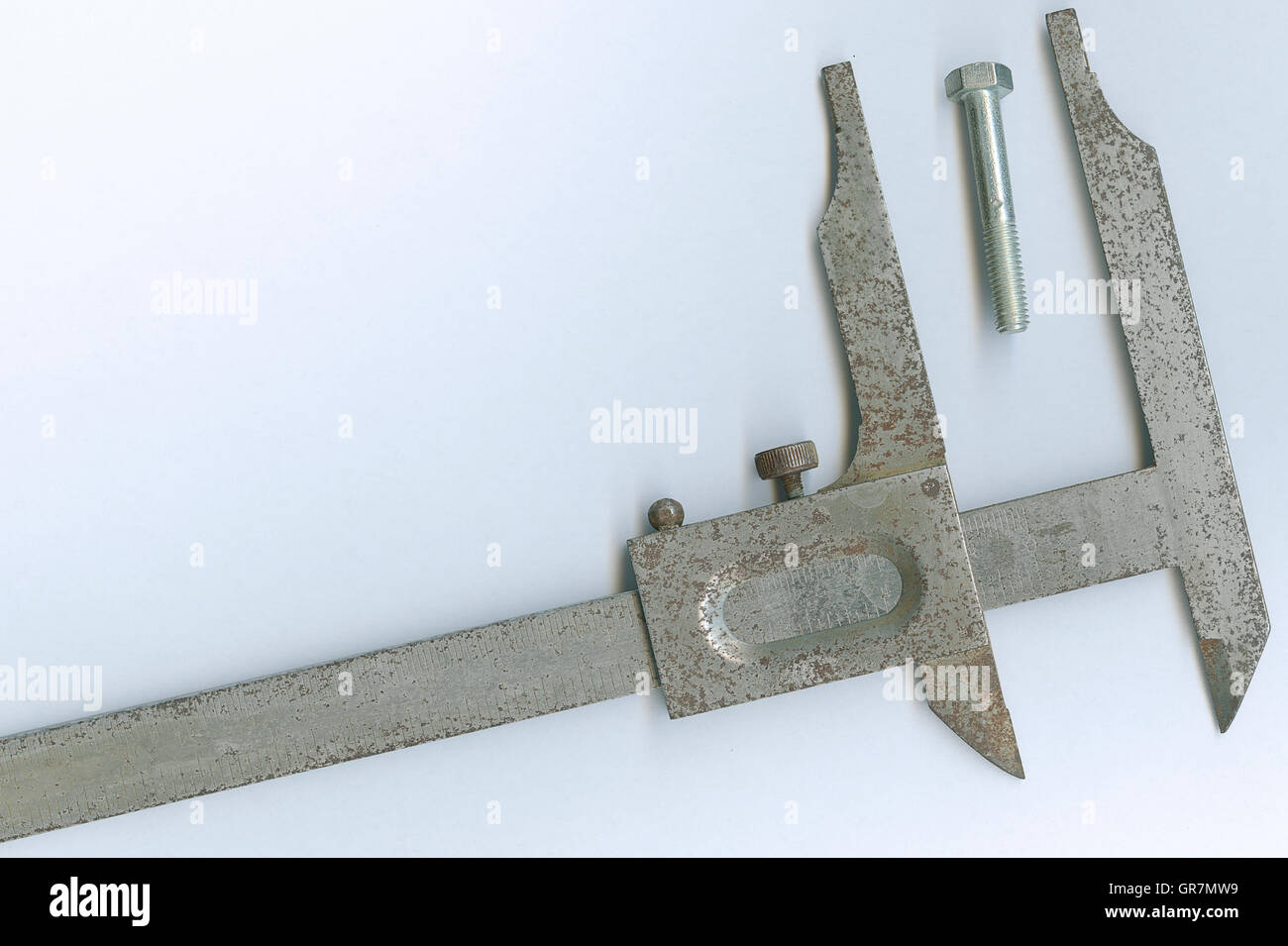 Pied à coulisse Banque D'Images