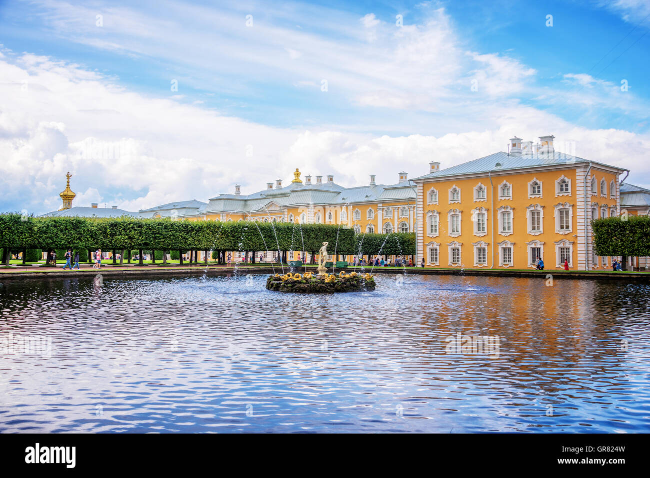 Peterhof, Saint Petersburg, Russie Banque D'Images