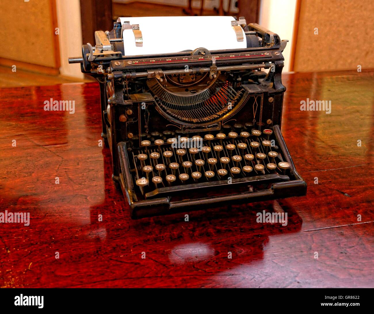 Vieille machine à écrire Banque D'Images
