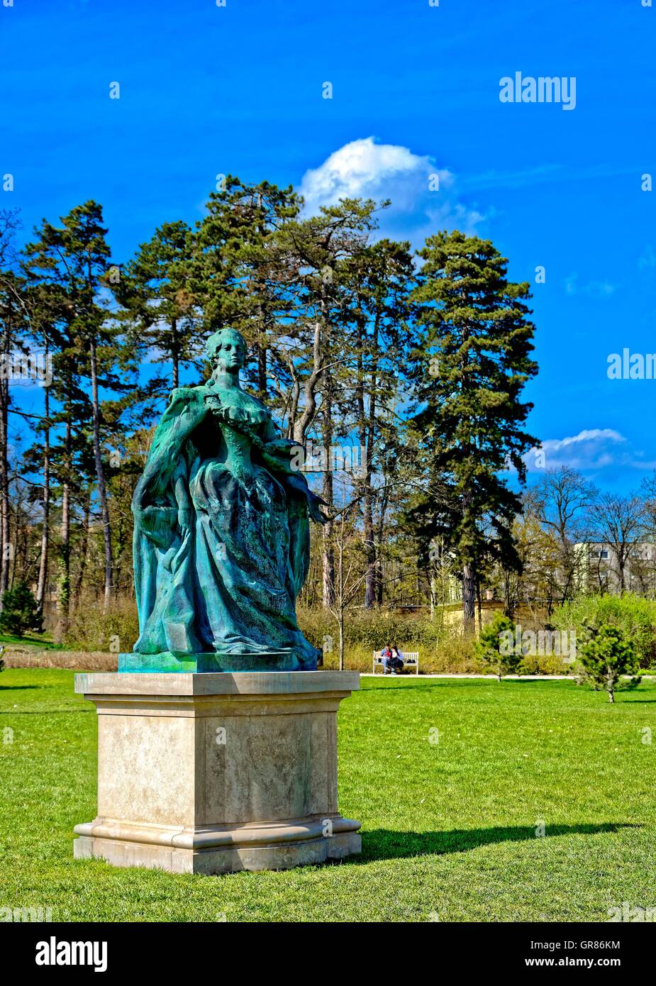 Könögin Monument Elisabeth, Sissi dans le parc à Gödöllö Banque D'Images