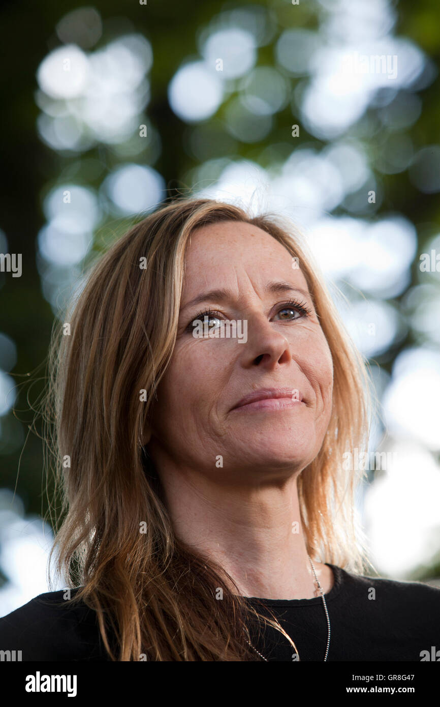 Andrea Wulf, l'historien et écrivain, à l'Edinburgh International Book Festival. Edimbourg, Ecosse. 27 août 2016 Banque D'Images