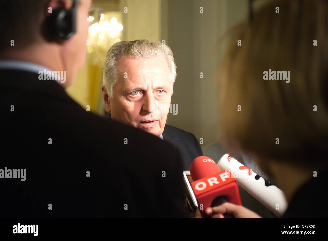 Conseil des ministres Hundstorfer Ministre fédéral des affaires sociales à la Chancellerie fédérale à Vienne Banque D'Images