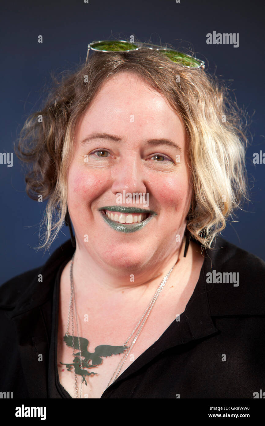 Kelly Link, l'éditeur américain et auteur d'histoires courtes, à l'Edinburgh International Book Festival. Edimbourg, Ecosse. 28 août 2016 Banque D'Images