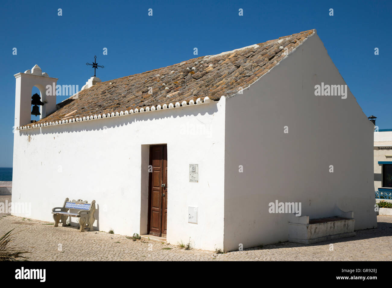 Petite chapelle à Armacao De Pera, Algarve, Portugal, Europe Banque D'Images