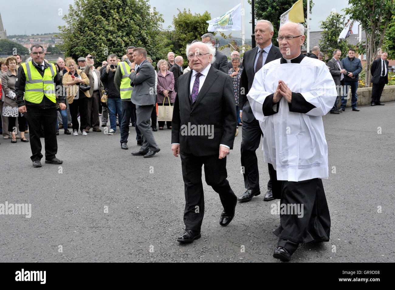 Michael D. Higgins, président de l'Irlande. ©George Sweeney/Alamy Banque D'Images