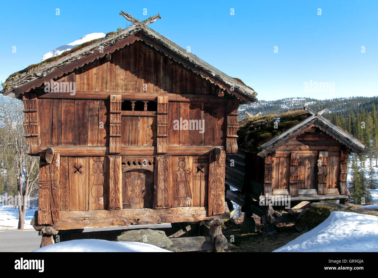 Hangar de stockage Banque D'Images