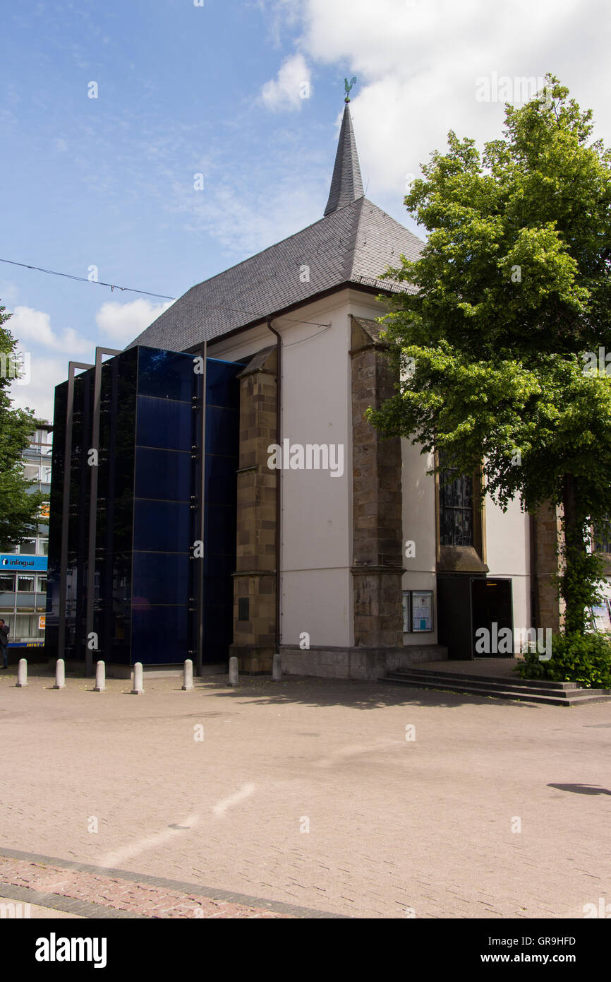 L'église du marché Essen Banque D'Images