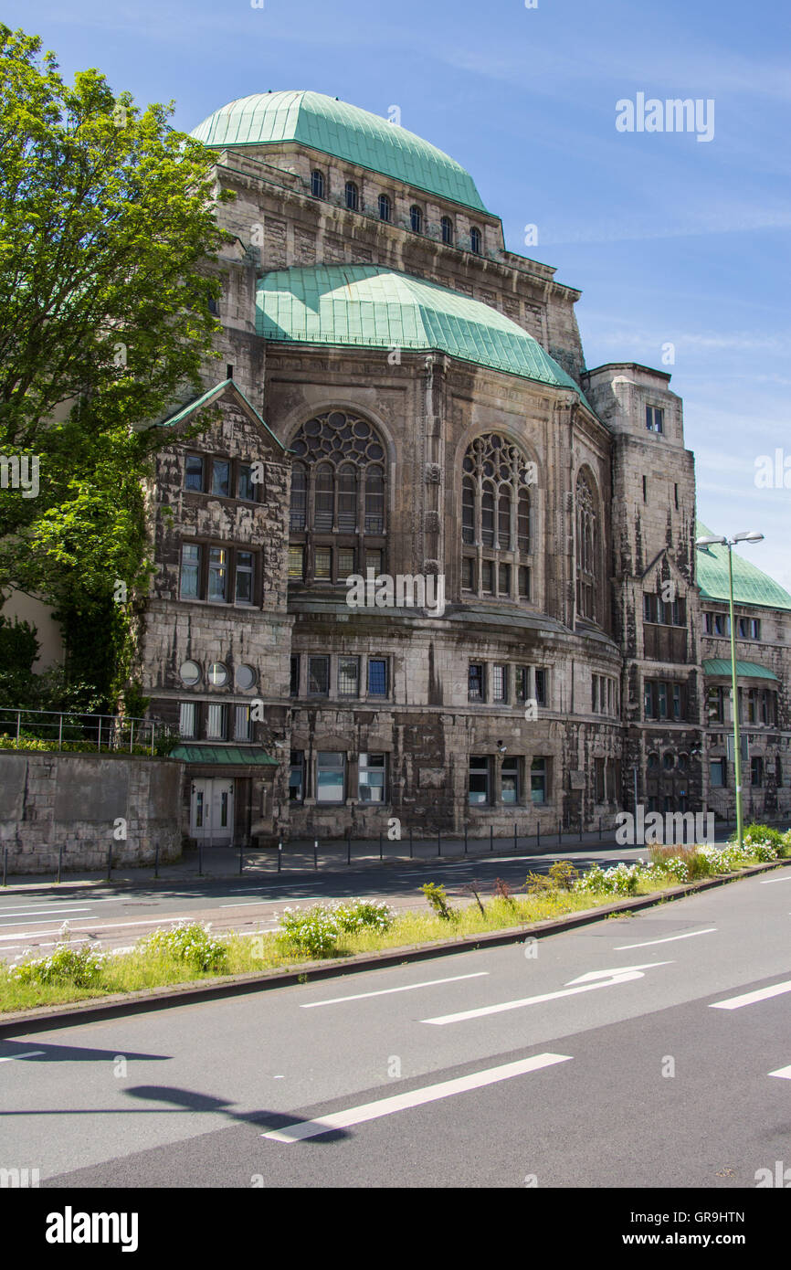 Ancienne Synagogue juive Essen Banque D'Images
