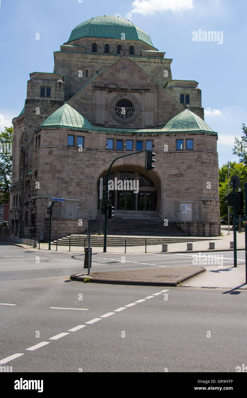 Ancienne Synagogue juive Essen Banque D'Images