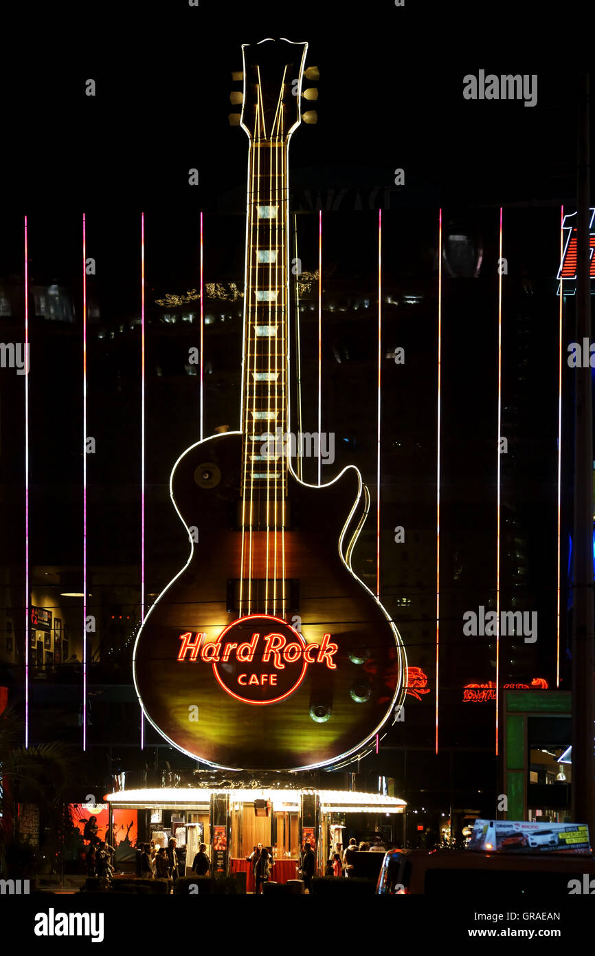 Hard Rock Café de Las Vegas Banque D'Images