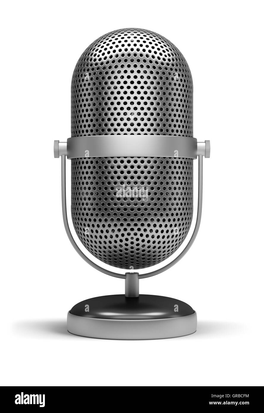 Microphone rétro Banque D'Images Microphone rétro Banque D'Images