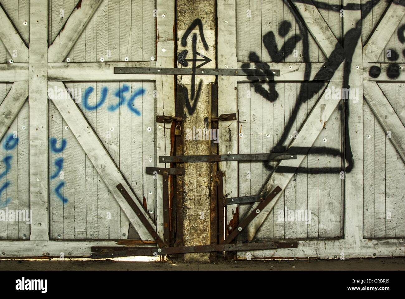 Les friches industrielles, des ruines Banque D'Images