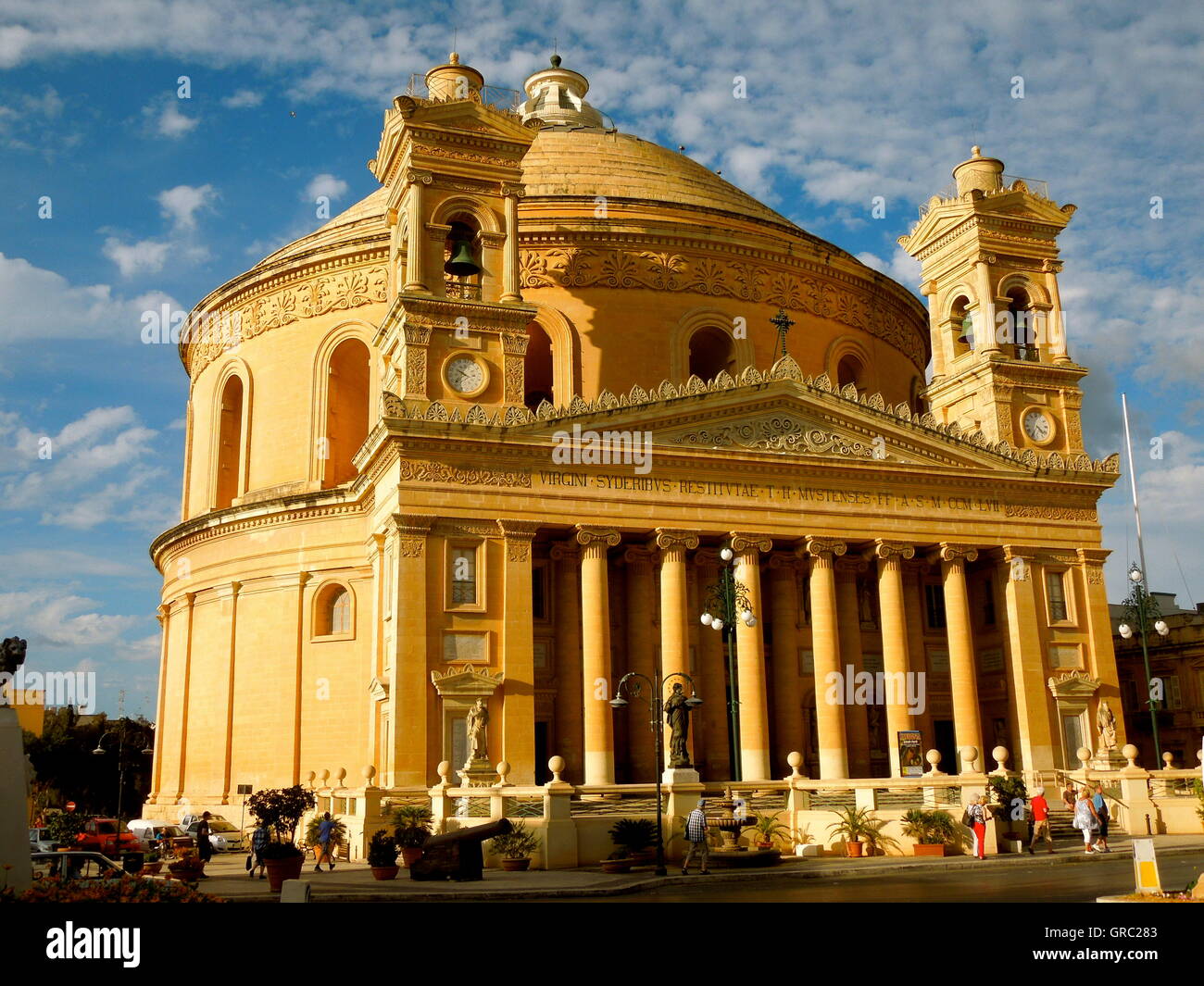 Santa Marija Assunta à Mosta sur Malte Banque D'Images