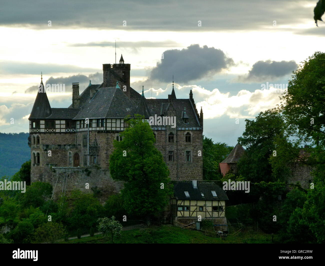 Château de fées Schloss Berlepsch Bar Goettingen Banque D'Images