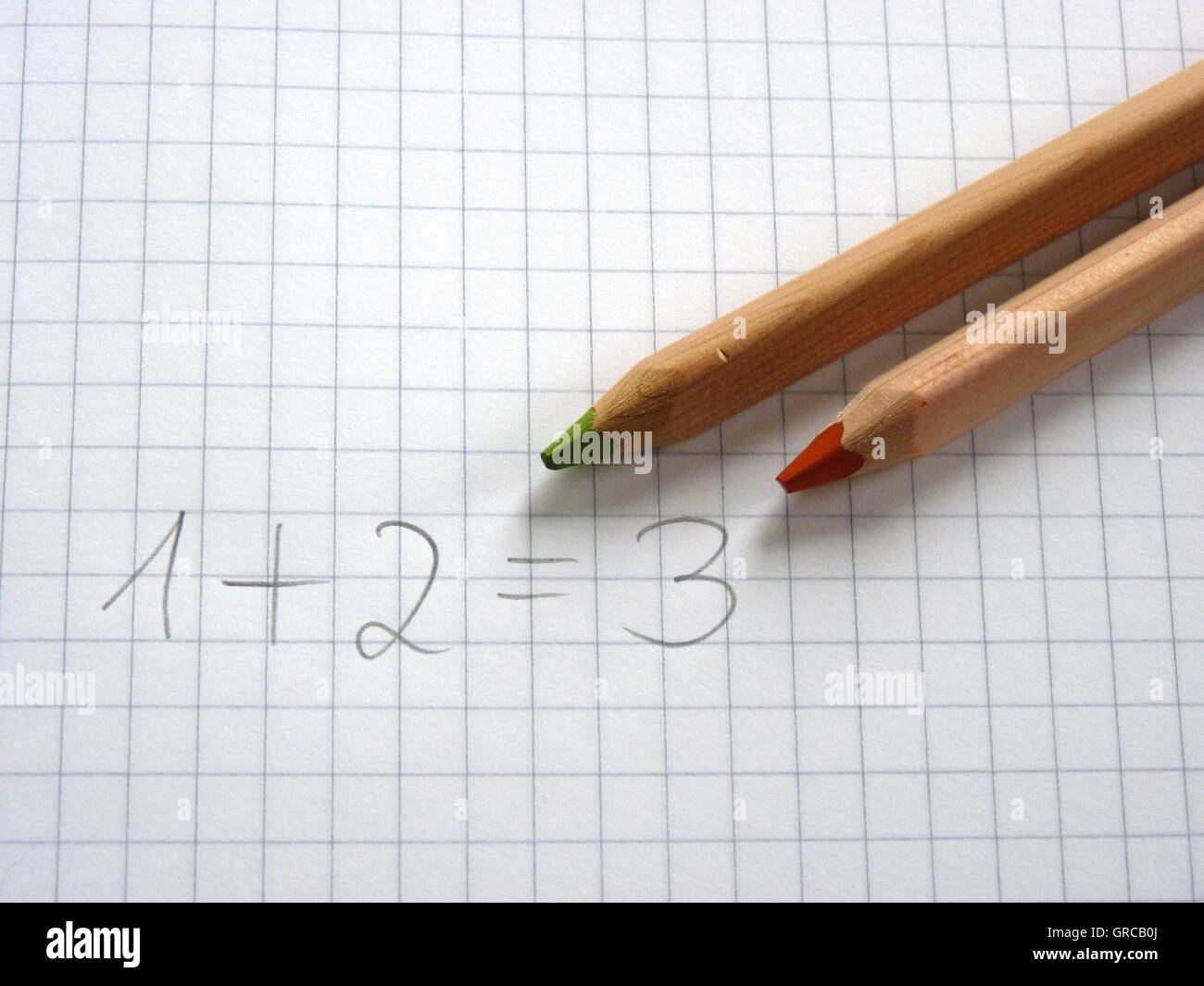 Le calcul à l'école primaire Banque D'Images