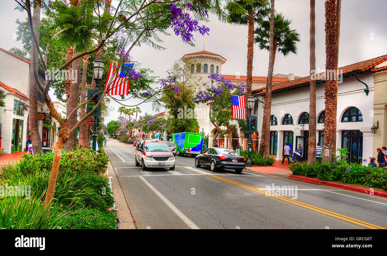 Santa Barbara - Photos de voyage en Californie Banque D'Images