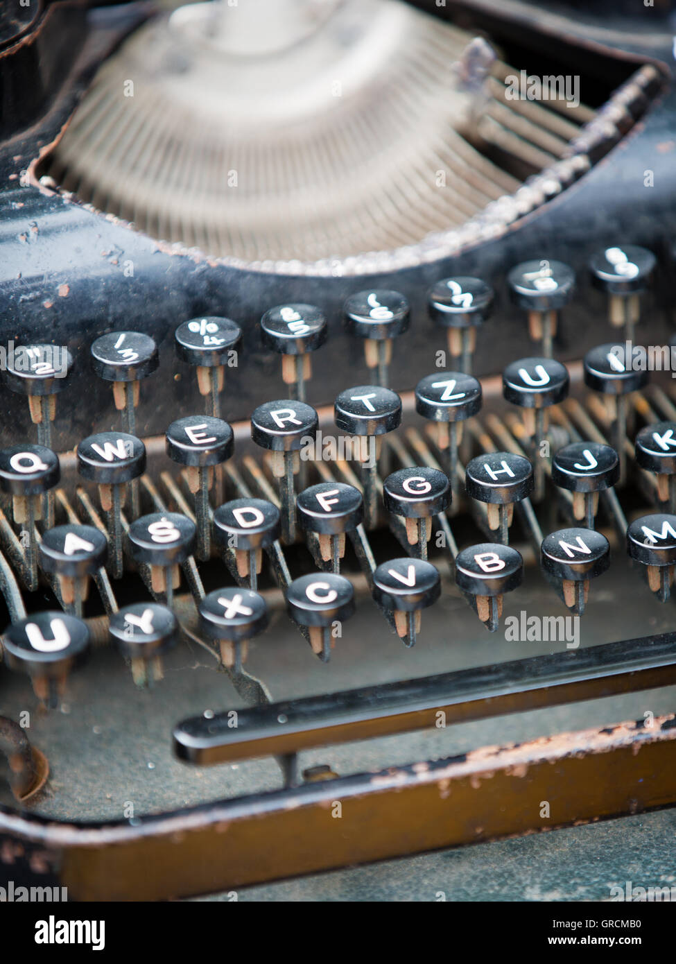 Vieille machine à écrire Banque D'Images