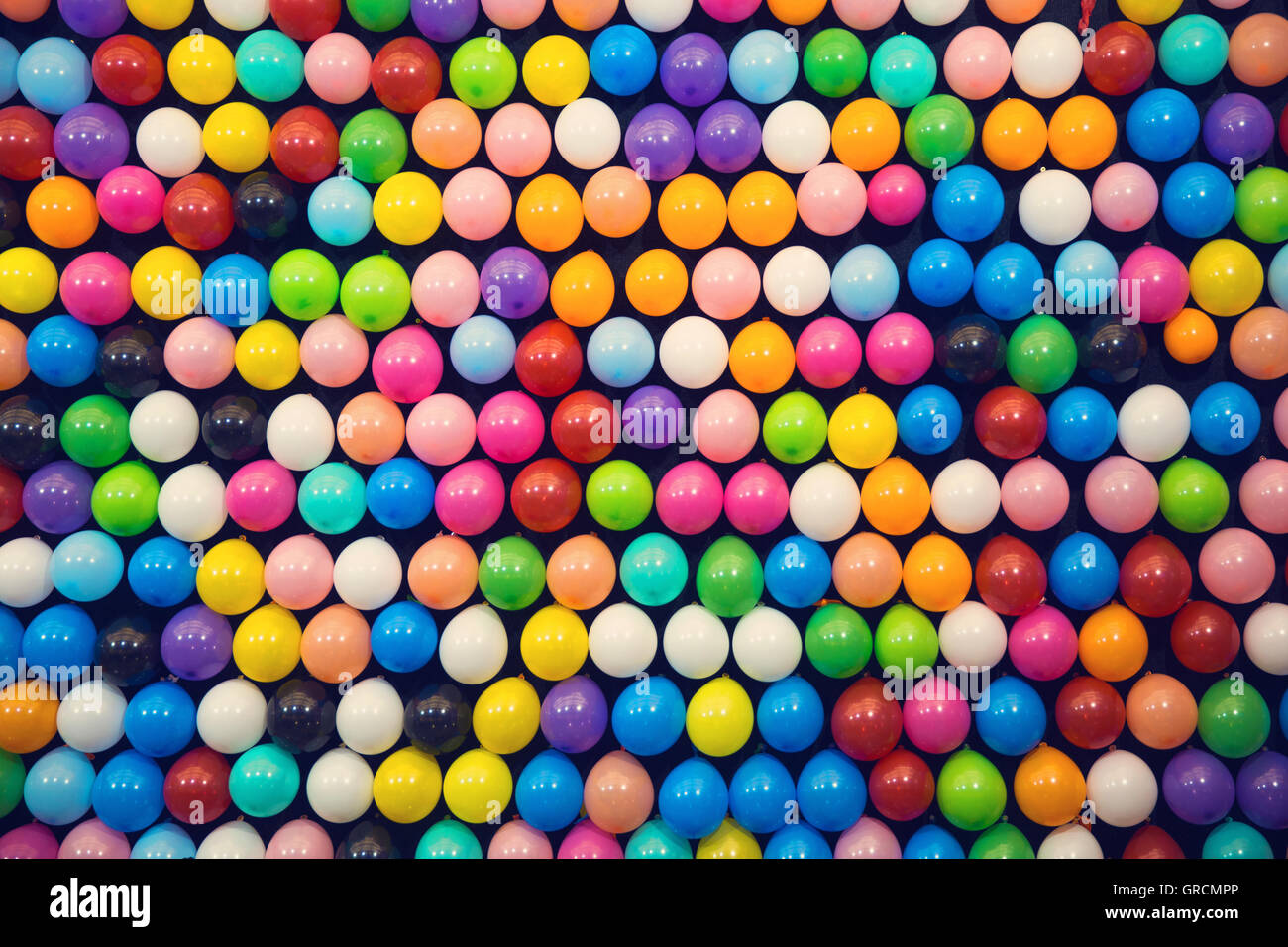 Beaucoup de ballons colorés, Full Frame Banque D'Images