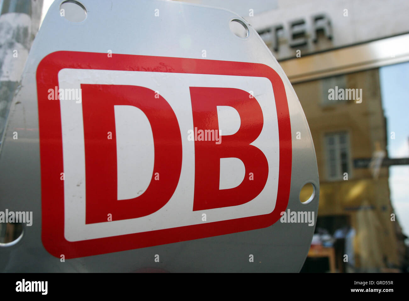 Chemin de Fer allemand Logo Banque D'Images