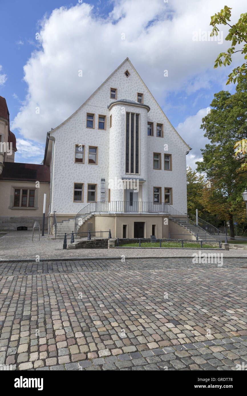 Bernburger City Hall avec grand escalier et escalier Banque D'Images